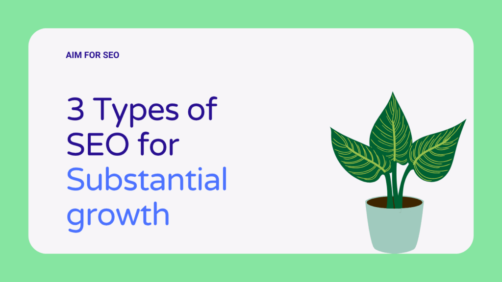 3 types of SEO