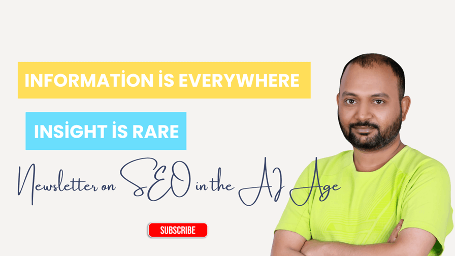 A Newsletter on SEO in the AI Age.