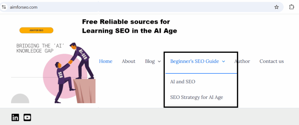 Aim for SEO - Reliable source for learning SEO in the age of AI