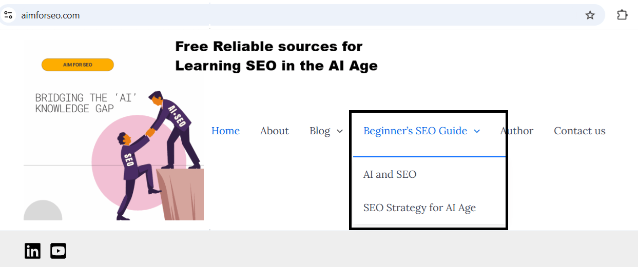 Aim for SEO - Reliable source for learning SEO in the age of AI