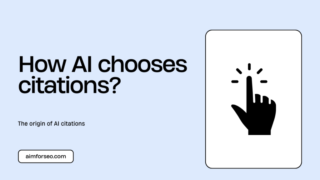 How LLMs choose AI citations in their answers