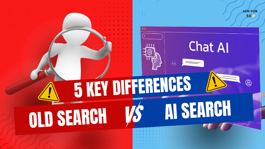 AI powered search vs old search