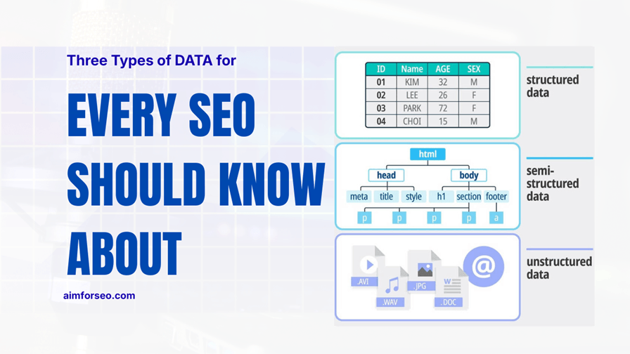 three types of data every seo should be aware of